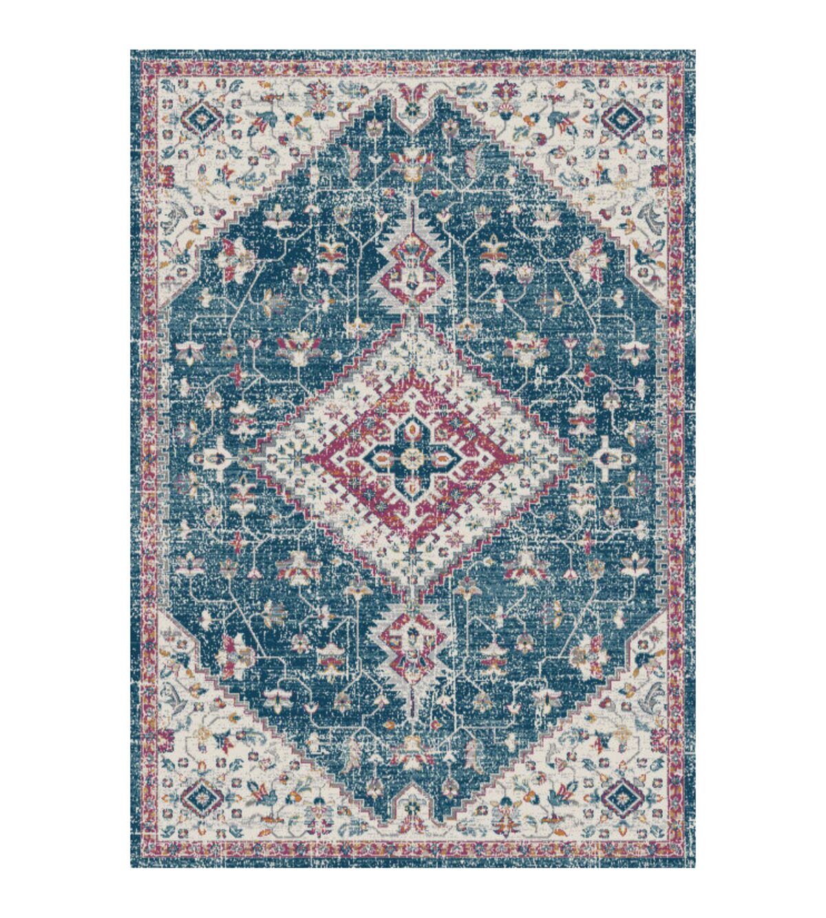 Zenith Muted Medallion Blue - Rugs & Carpets for Sale Online - Prime Rugs