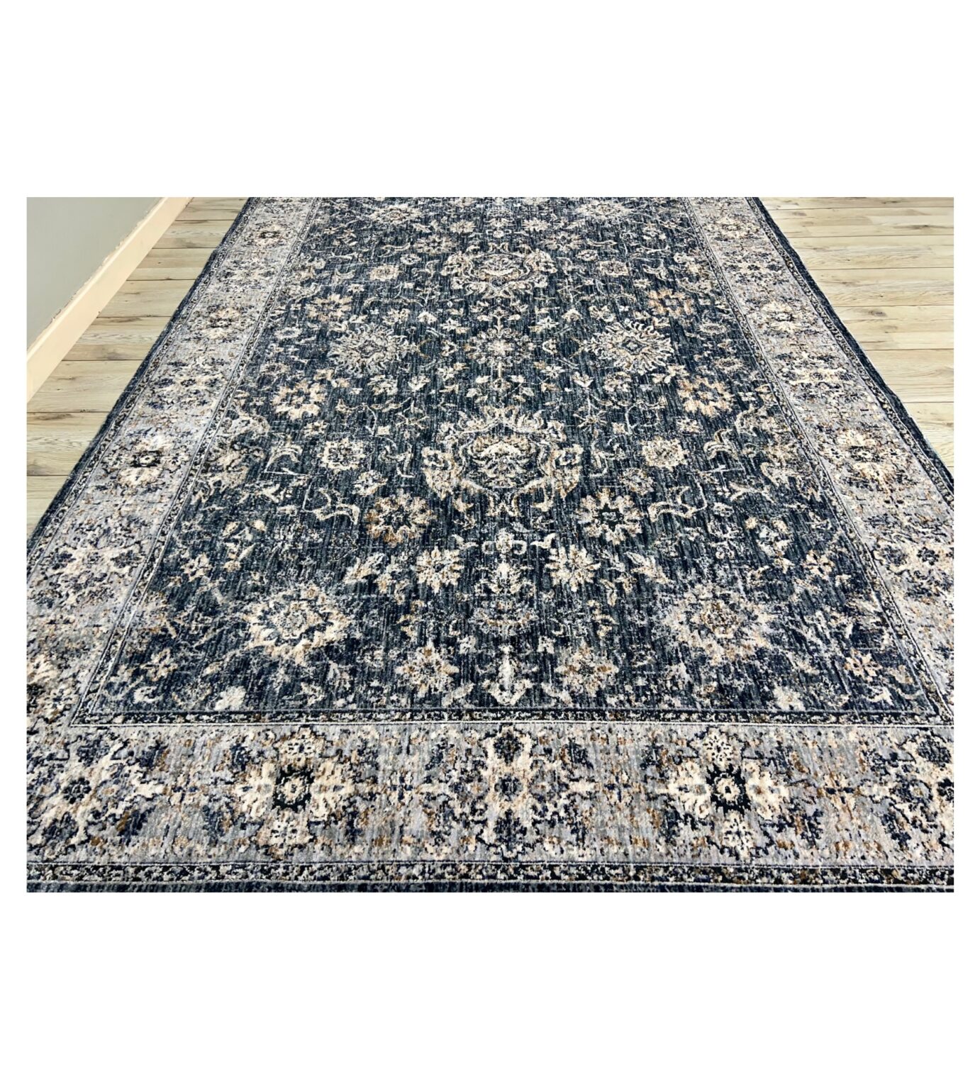 Savoy Washed Floral Blue - Rugs & Carpets for Sale Online - Prime Rugs